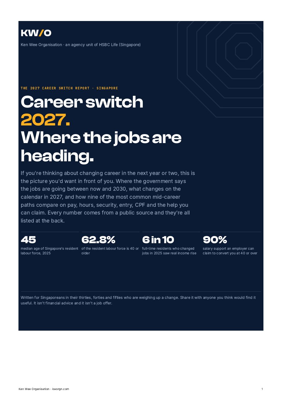Cover of the Career Switch 2027 report